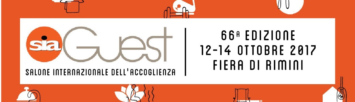 Banner di Sia Guest, Salone internazionale dell’accoglienza, 66ª edizione, 12-14 ottobre 2017, Fiera di Rimini